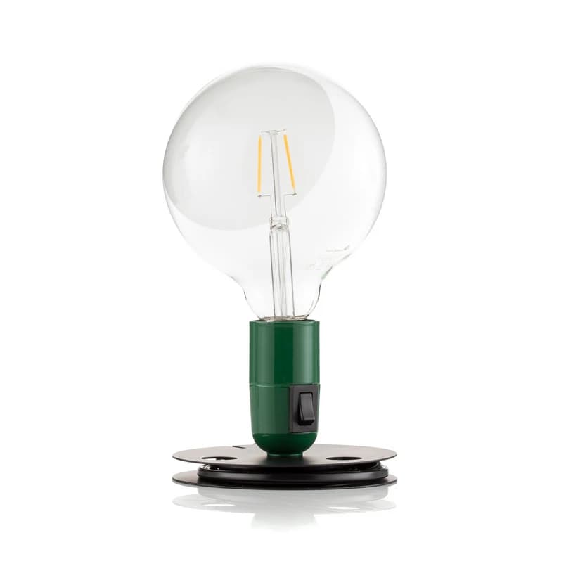 FLOS - Lampadina pöytävalaisin vihreä/musta – FLOS