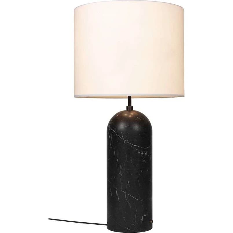 GUBI - Gravity XL Low Lattiavalaisin Black Marble/White – GUBI