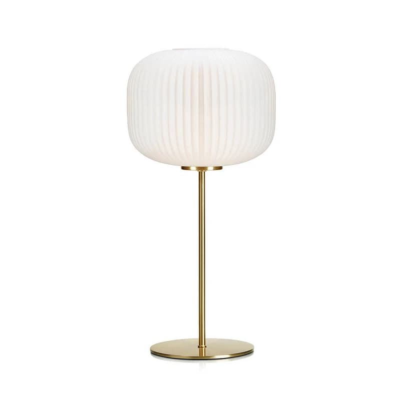 Markslöjd - Sober Pöytävalaisin Brushed Brass/White – Markslöjd