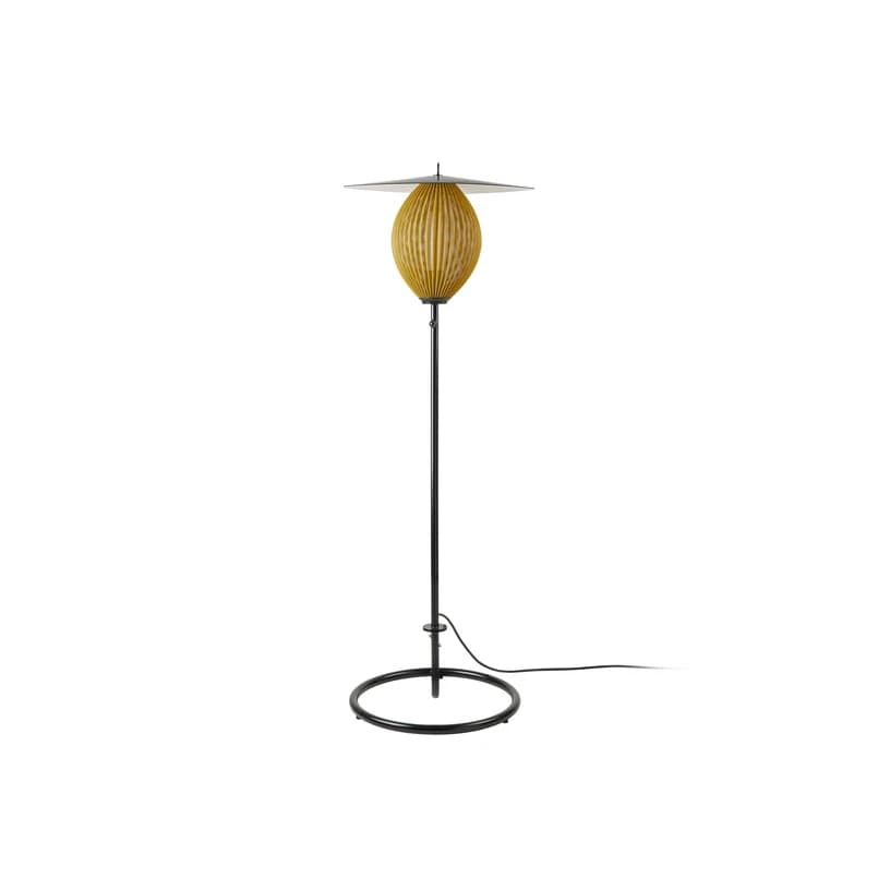 GUBI - Satellite lattiavalaisin Mustard Gold/Black – GUBI