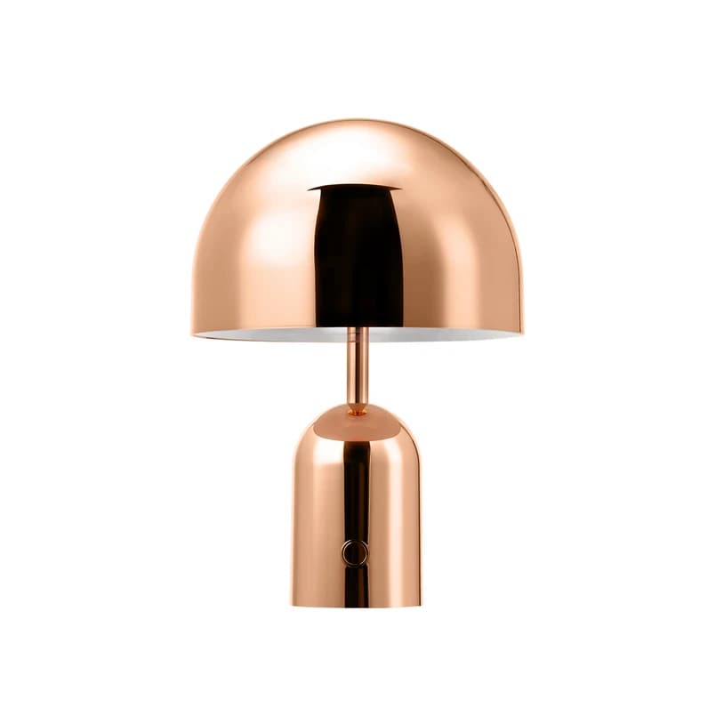 Tom Dixon - Bell Portable pöytävalaisin H28 IP44 Copper – Tom Dixon