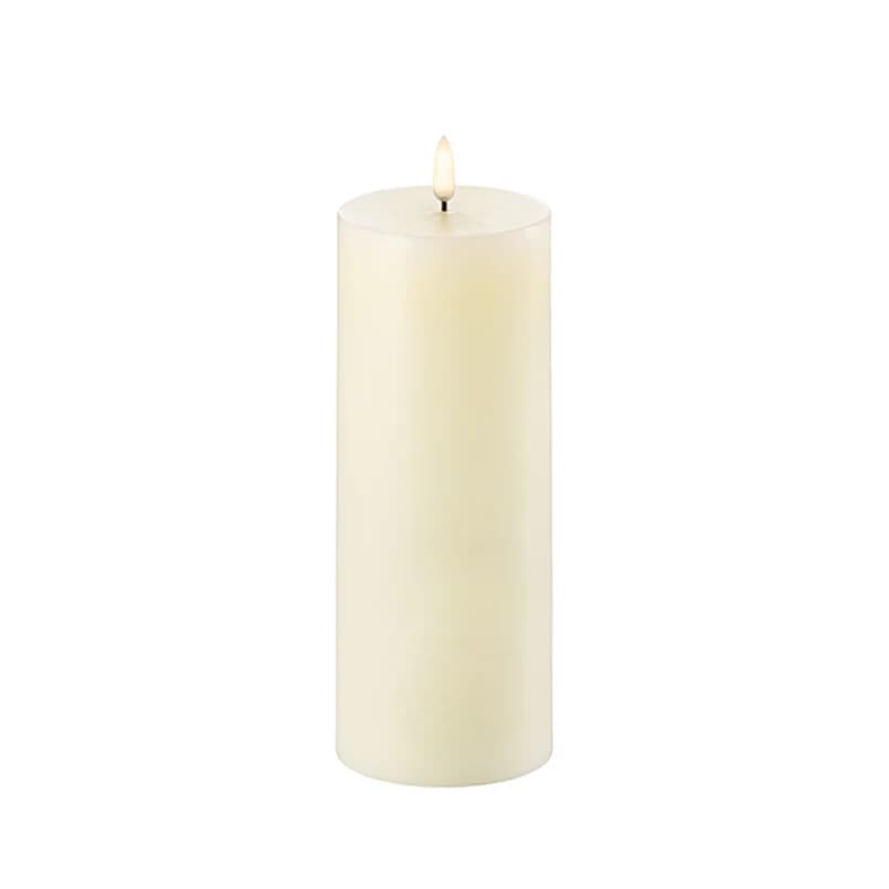 Uyuni Lighting - Pilarikynttilä LED 7,8x20 cm Ivory – Uyuni Lighting