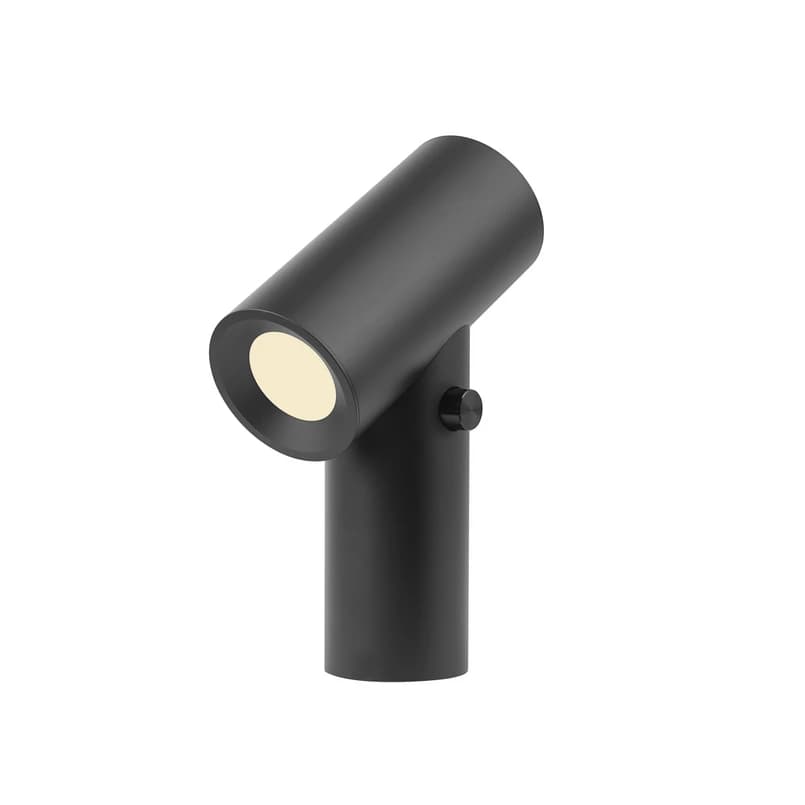 Muuto - Beam LED-akkukäyttöinen pöytävalaisin, musta alumiini, himmennettävä, IP65 - – Muuto