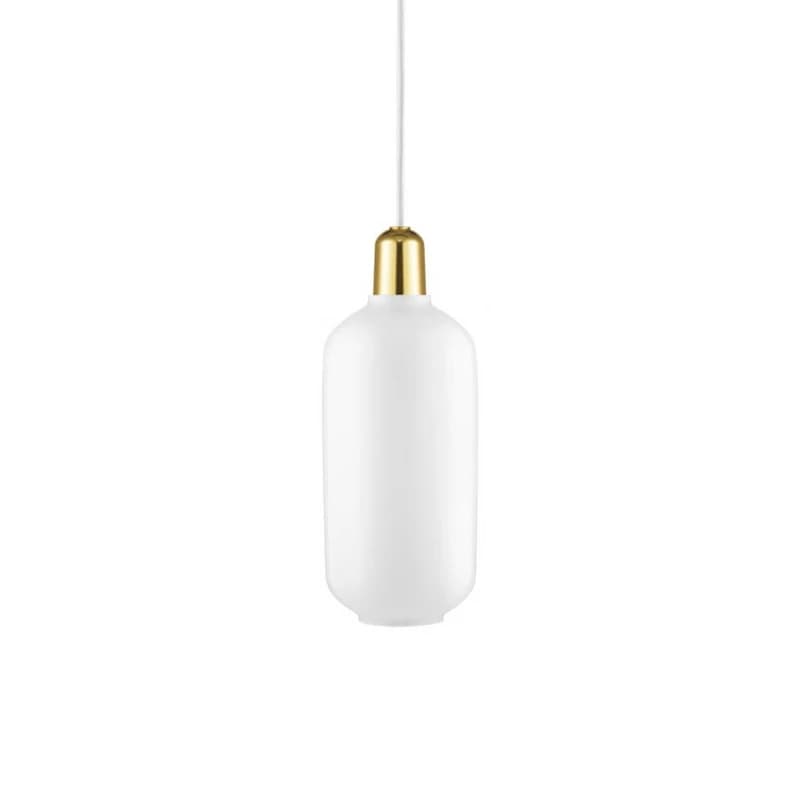 Normann Copenhagen - Amp Riippuvalaisin Suuri Valkoinen/Messinki – Normann Copenhagen