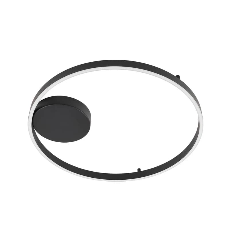 Lucande - Moise Smart LED-kattovalaisin, musta, CCT, Tuya – Lucande