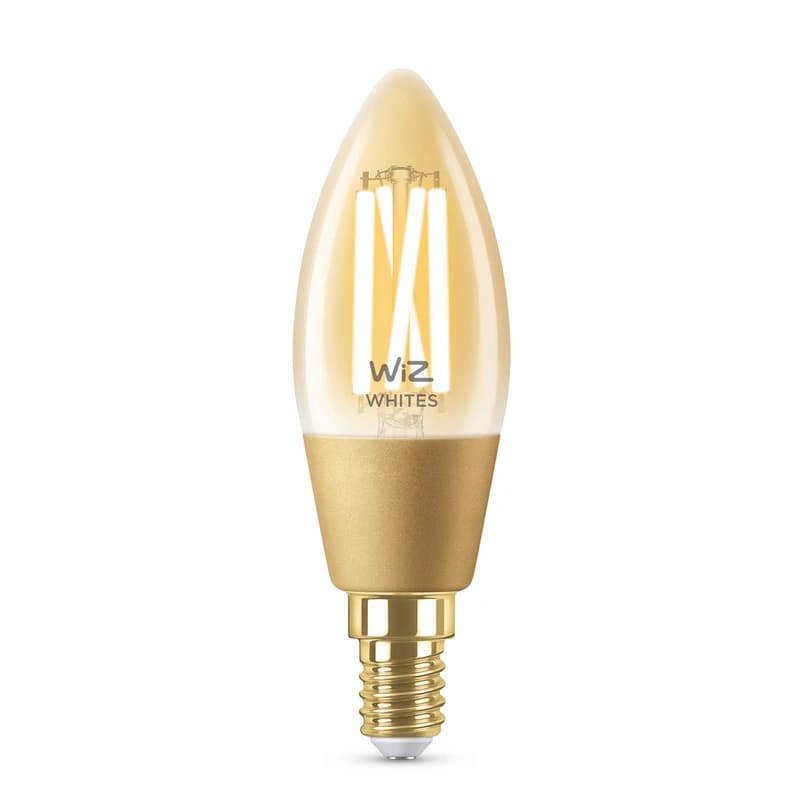 WiZ - Lamppu Smart TW Amb. 4,9 W CCT kynttilä amber E14 – WiZ