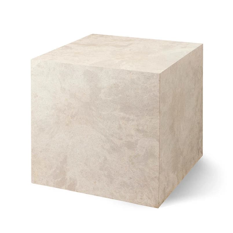 MATER - Cube-pöytä Wood Waste Grey – MATER