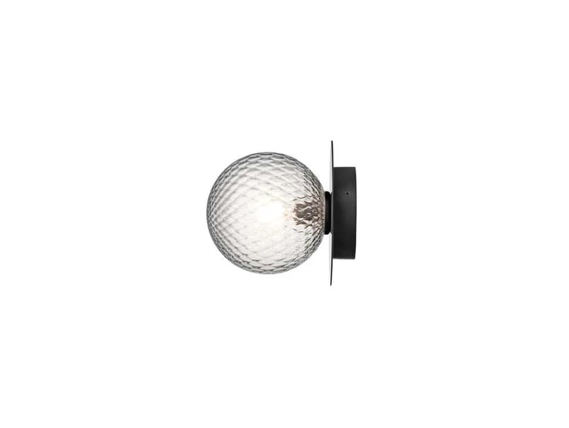 Nuura Aps - Ulkoseinälamppu Liila, musta/kirkas, Ø 16,5 cm, IP54 Nuura – Nuura Aps