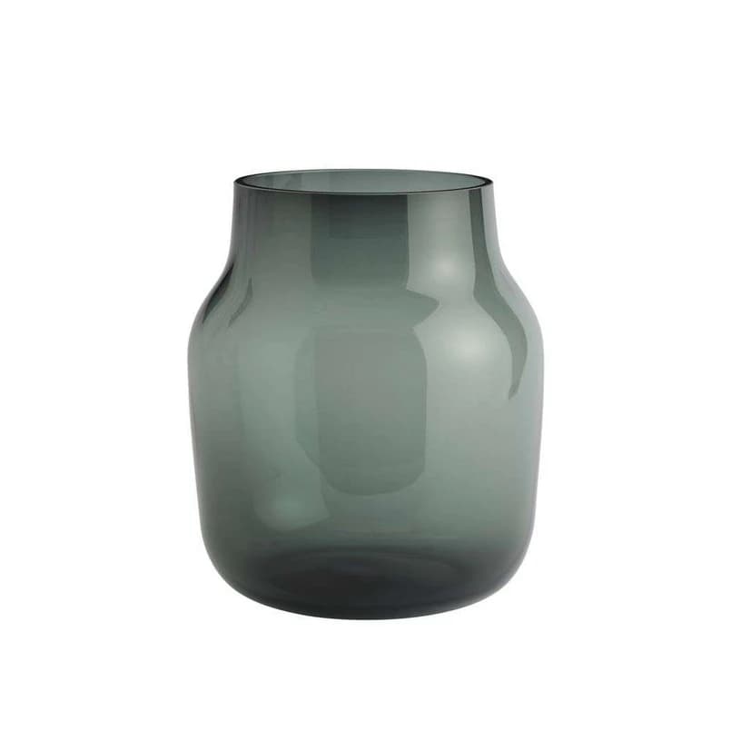 Muuto - Silent Vase Ø20 Dark Green – Muuto