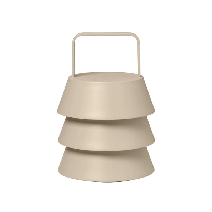 ferm LIVING - Luver kannettava pöytälamppu, kashmir-beige IP44 – ferm LIVING