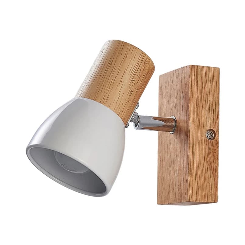 Lindby - Thorin Seinävalaisin Light Wood/White – Lindby