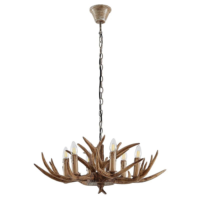 Lindby - Tejask 6 Riippuvalaisin Ø70 Brown – Lindby