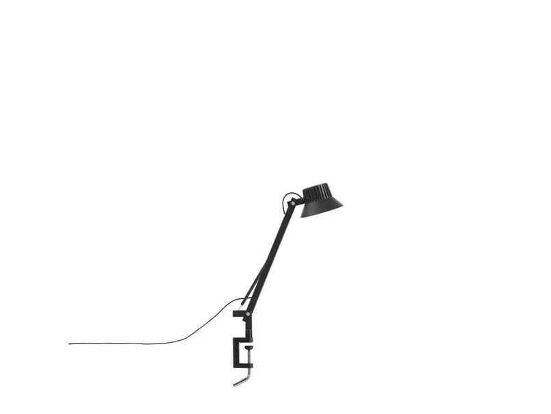 Muuto - Dedicate Pöytävalaisin w/Clamp S1 Black – Muuto