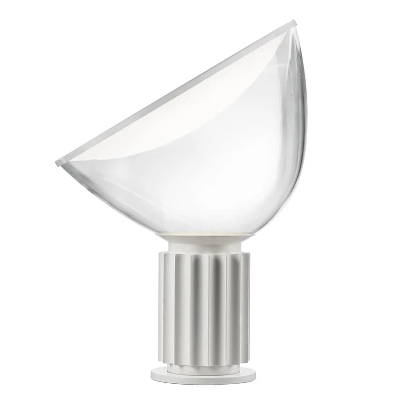 FLOS - Taccia LED (Glas) Pöytävalaisin White – FLOS