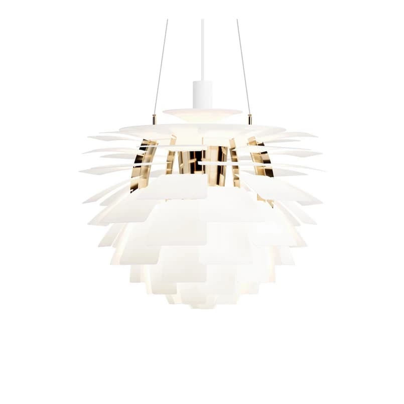 Louis Poulsen - PH Artichoke riippuvalo valkoinen/messinki 60 cm – Louis Poulsen