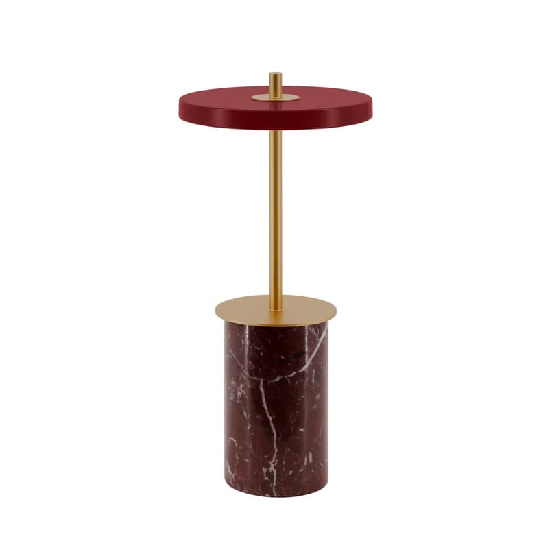 UMAGE - Asteria Move Portable Pöytävalaisin Mini Red Marble – UMAGE