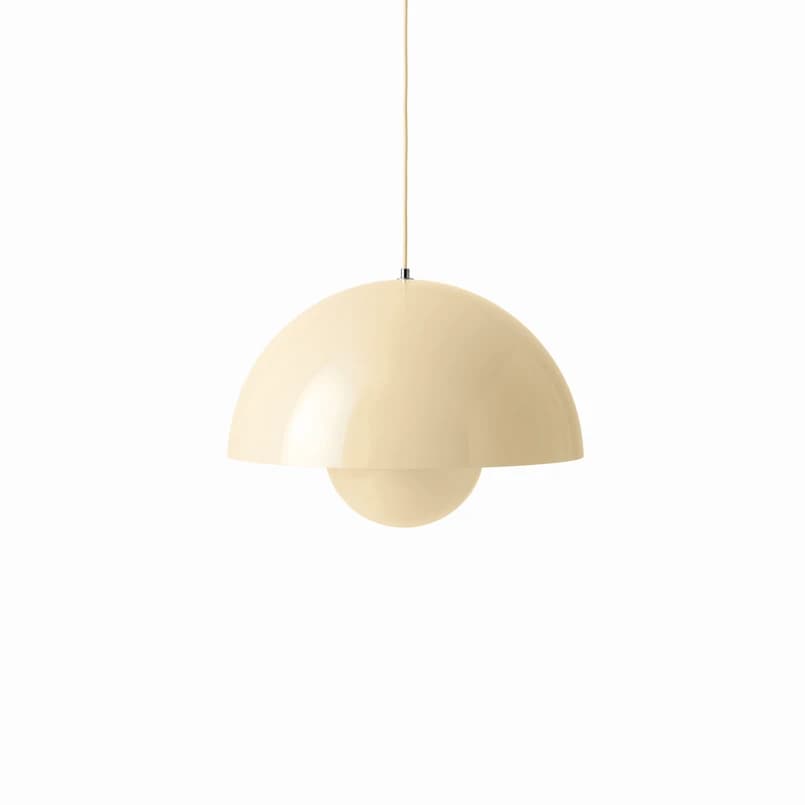 &Tradition - Flowerpot VP2 riippuvalaisin, Ø 50 cm, kermanvärinen – &Tradition