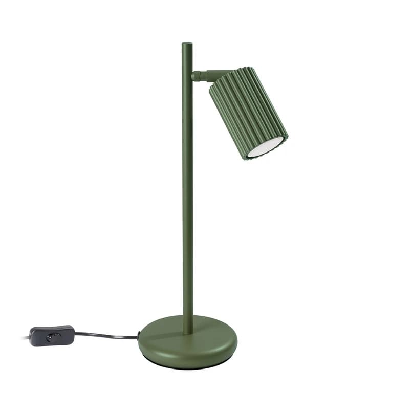 SOLLUX LIGHTING - ALORA pöytälamppu, korkeus 43 cm, oliivinvihreä, metalli, GU10 SOLLUX – SOLLUX LIGHTING