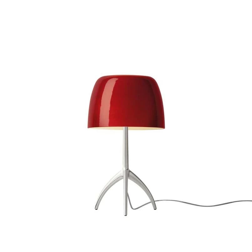 Foscarini - Lumiere Piccola pöytävalaisin, alumiini/punainen, 35 cm – Foscarini