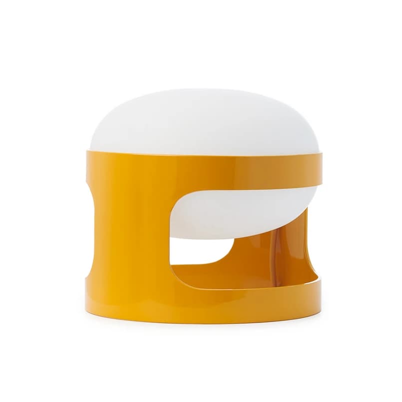 Kartell - KD28 LED-pöytävalaisin, sinapinkeltainen, korkeus 23 cm – Kartell