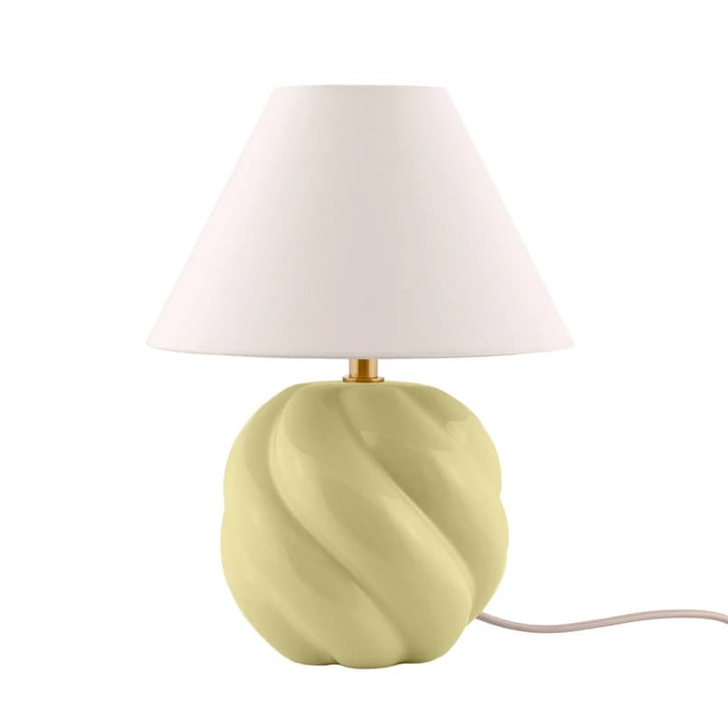 Globen Lighting - DAHLIA pöytälamppu, beige/keltainen, korkeus 31 cm – Globen Lighting