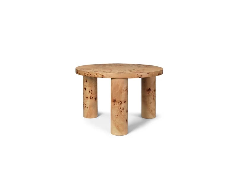 ferm LIVING - Post Sohvapöytä Small Poplar Burl Veneer – ferm LIVING