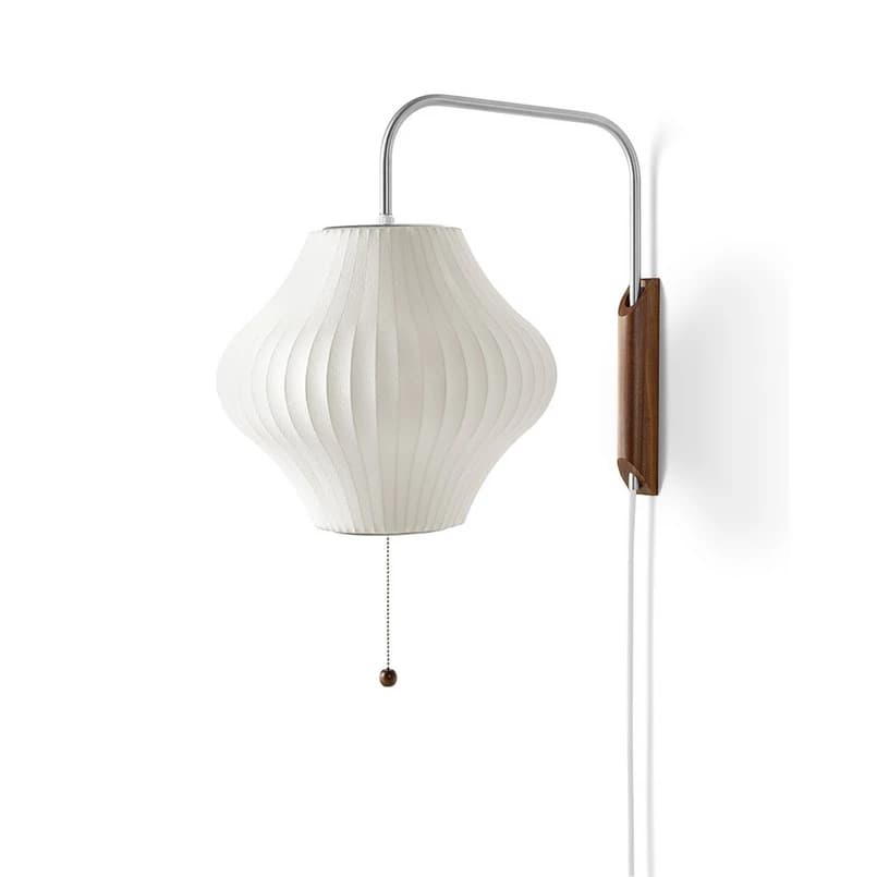 HAY - Nelson Pear Sconce Seinävalaisin S Off-White Herman Miller – HAY