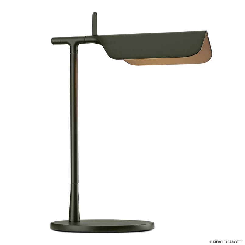 FLOS - Tab T LED-pöytävalaisin Matt Dark Green – FLOS