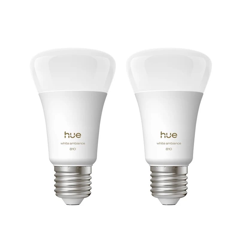 Philips Hue - White Ambiance Smart E27 LED 6 W 810lm CCT 2 kpl – Philips Hue