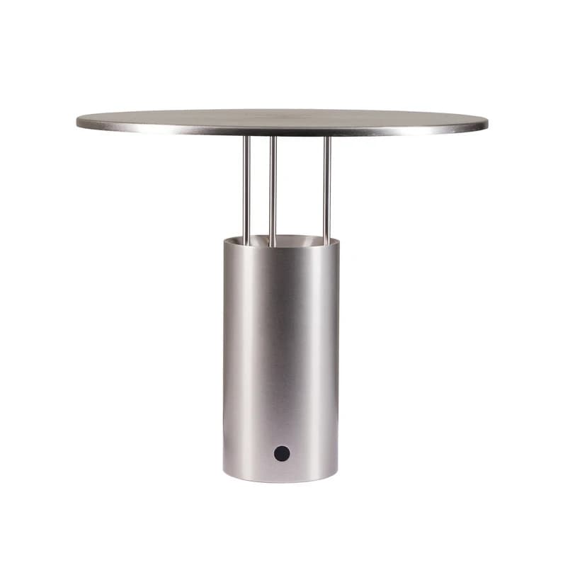 Piet Hein - Tempel280 LED-pöytävalaisin, hopea, korkeus 24,5 cm – Piet Hein