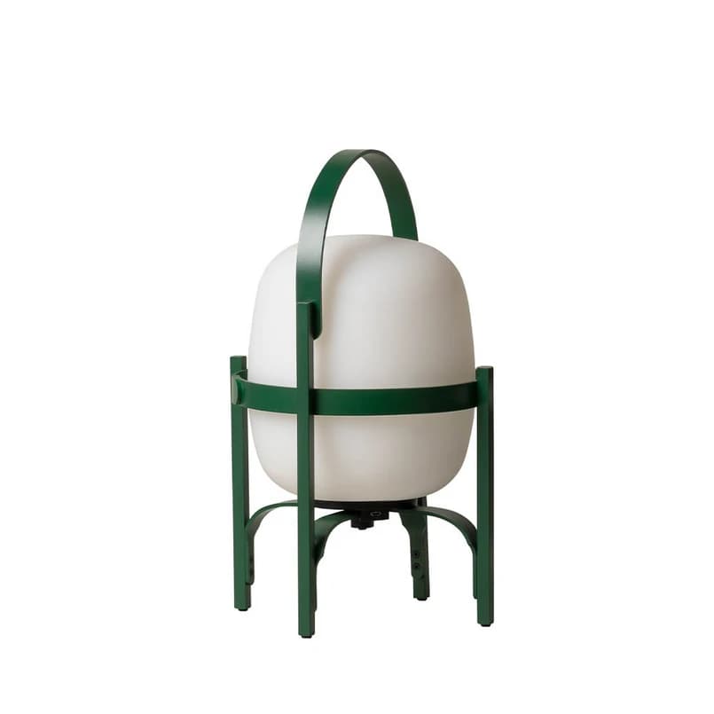 Santa & Cole - Cestita Alubat pöytälamppu IP65 English Green – Santa & Cole