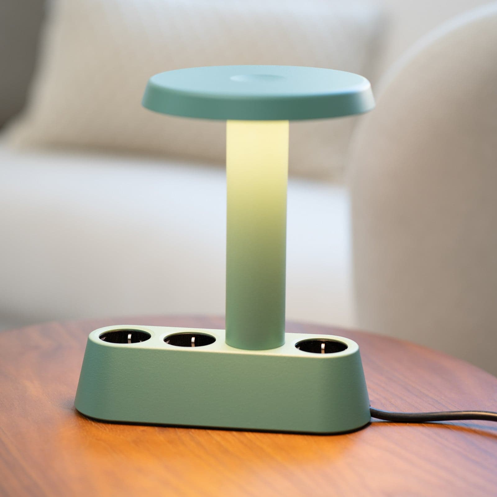 NOMAD LAMP 01 pöytälamppu, vihreä, 19 cm – Forming Function NOMAD COLLECTION - Olohuone - Design - Alumiini - Yksilamppuinen – NOMAD COLLECTION