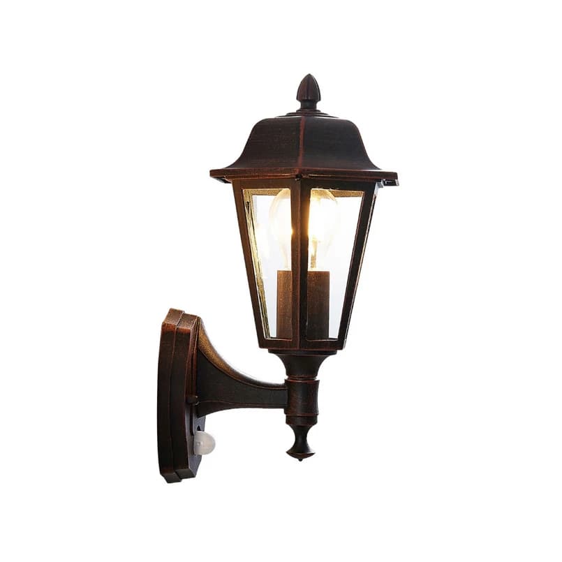 Lindby - Noor Ulko Seinävalaisin w/Sensor Rust – Lindby