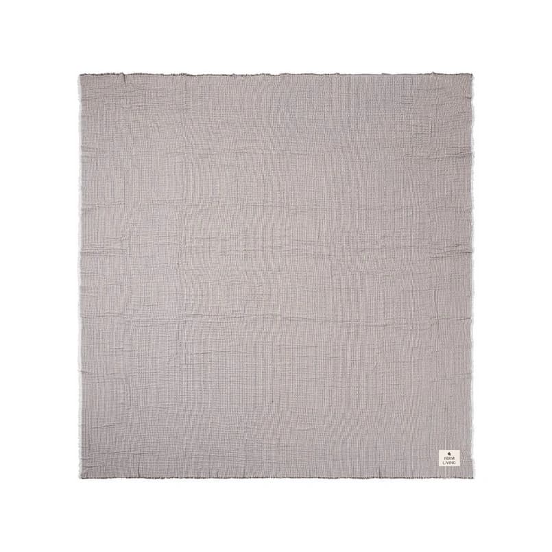 ferm LIVING - Fino Päiväpeitto Ink Blue/Hiekka – ferm LIVING
