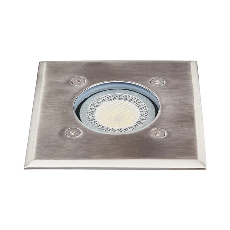 Lindby - Insa Square Maahanupotettava Spotti IP67 Stainless Steel – Lindby