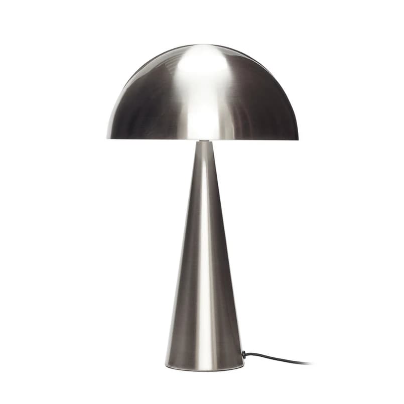 Hübsch - Mush Pöytävalaisin Large Nickel – Hübsch