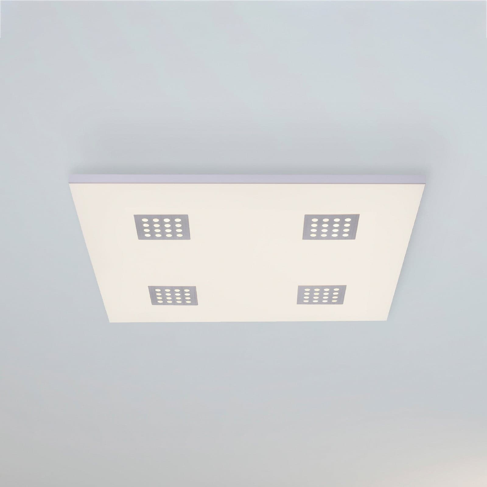 Neo LED-kattovalaisin, 62 cm, alumiini, CCT, kaukosäädin – PURE - Olohuone - Moderni - Metalli - Kulmikas – Pure