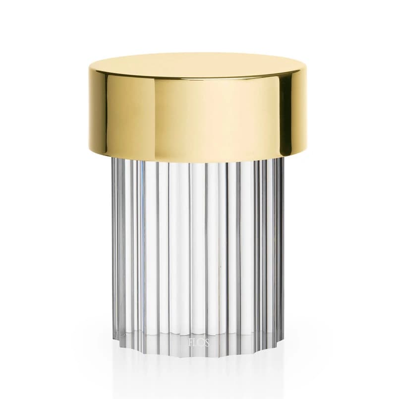FLOS - Last Order Fluted Portable pöytävalaisin, satiinikupari – FLOS
