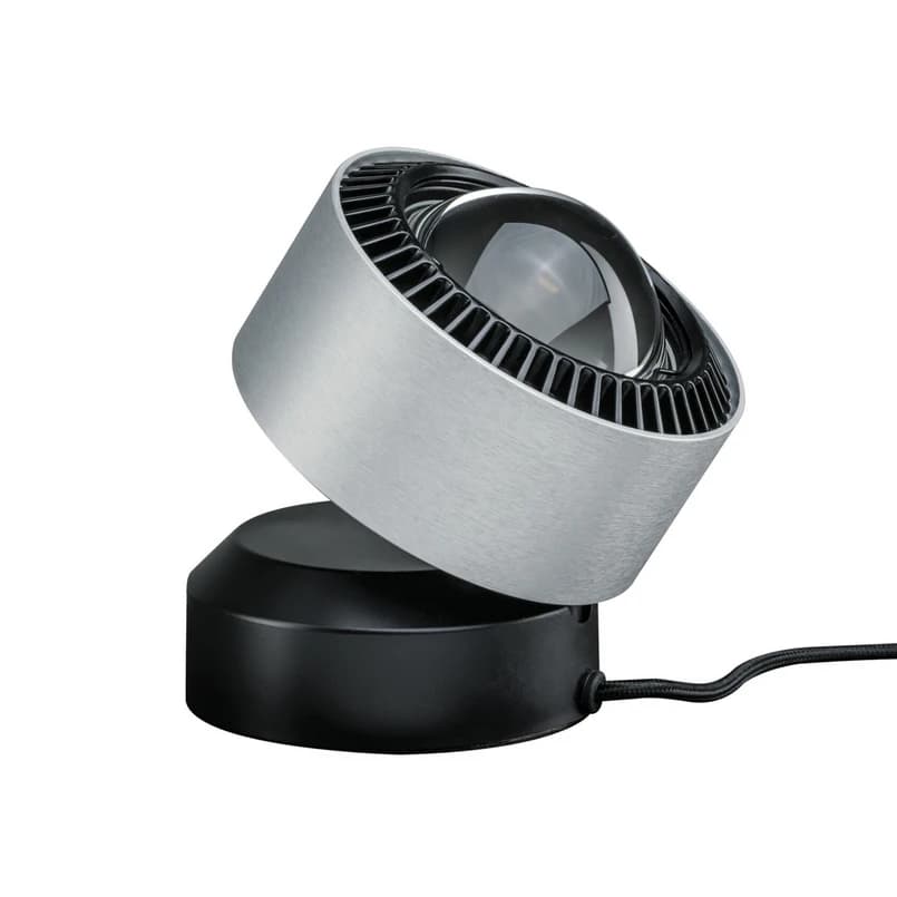 Paulmann - Aldan himmennettävä pöytävalaisin Dim. Musta/harjattu alumiini – Paulmann