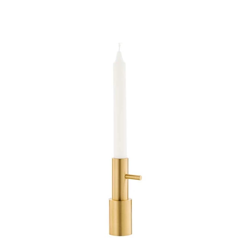 FRITZ HANSEN - Candleholder Single #2 Brass – FRITZ HANSEN