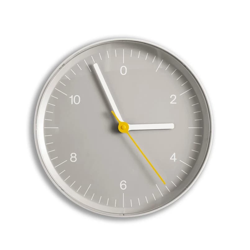 HAY - Wall Clock -kello, harmaa muovi, Ø 26 cm – HAY