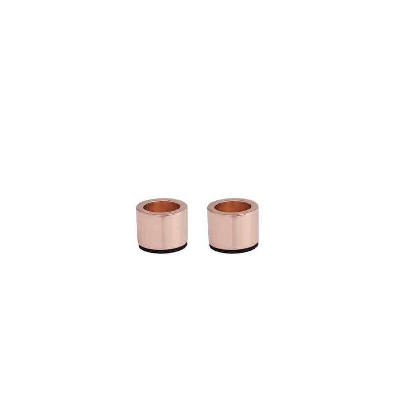 Uyuni Lighting - Light Kynttilänjalka Taper 2 pcs. Rose Gold – Uyuni Lighting