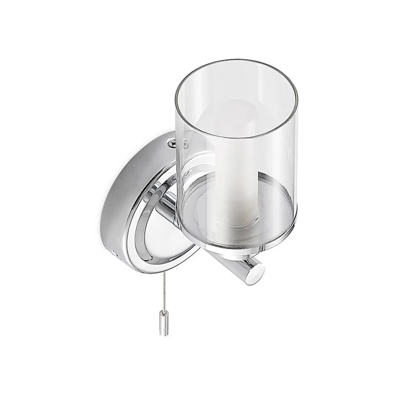 Lindby - Vinza Seinävalaisin Chrome/Clear – Lindby