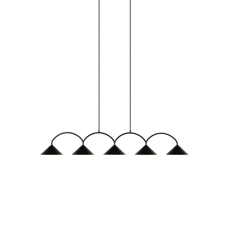 Globen Lighting - Curve 5 riippuvalaisin, musta – Globen Lighting