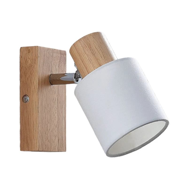 Lindby - Wanessa Seinävalaisin Light Wood/White – Lindby
