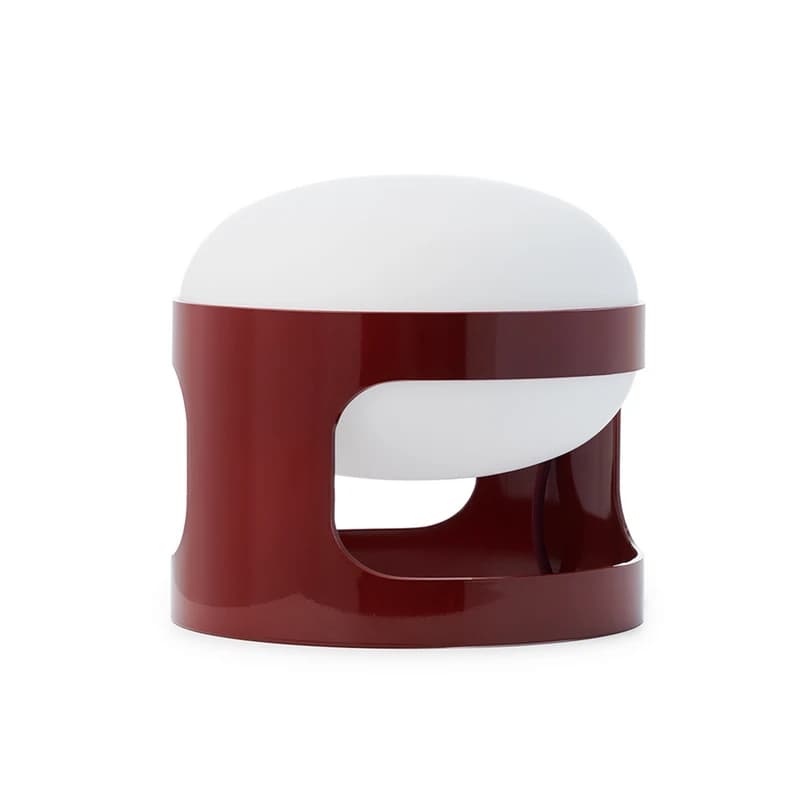 Kartell - KD28 LED-pöytävalaisin, tummanpunainen, korkeus 23 cm – Kartell