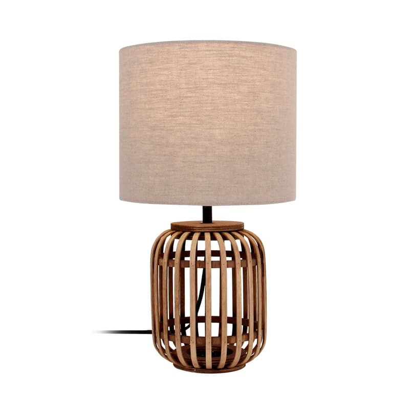 Lindby - Marzanna Pöytävalaisin Grey/Wood – Lindby