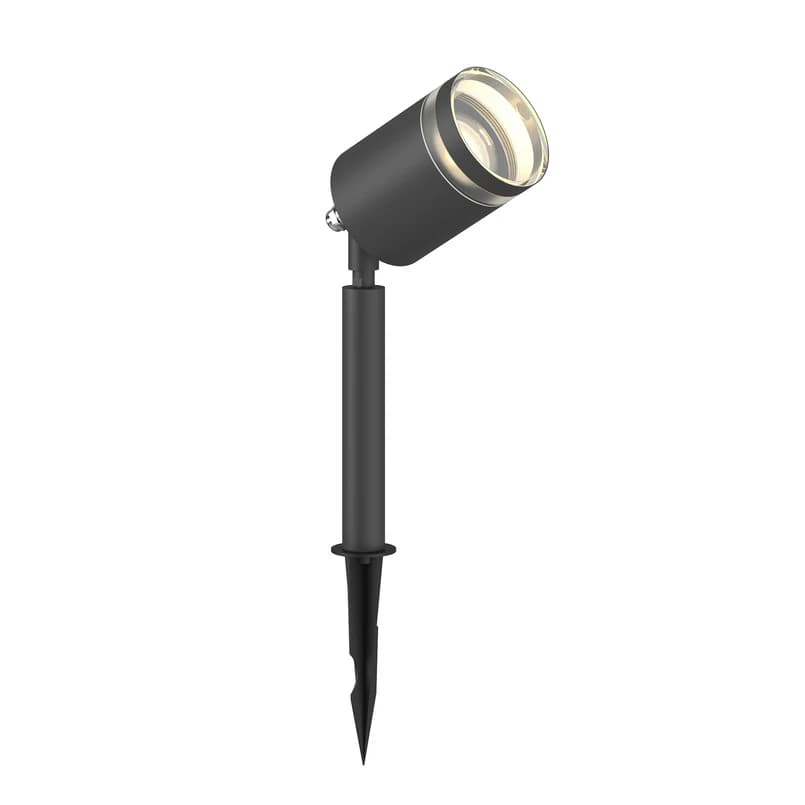 Lindby - Margrit Ulko Spot w/Spike Dark Grey – Lindby