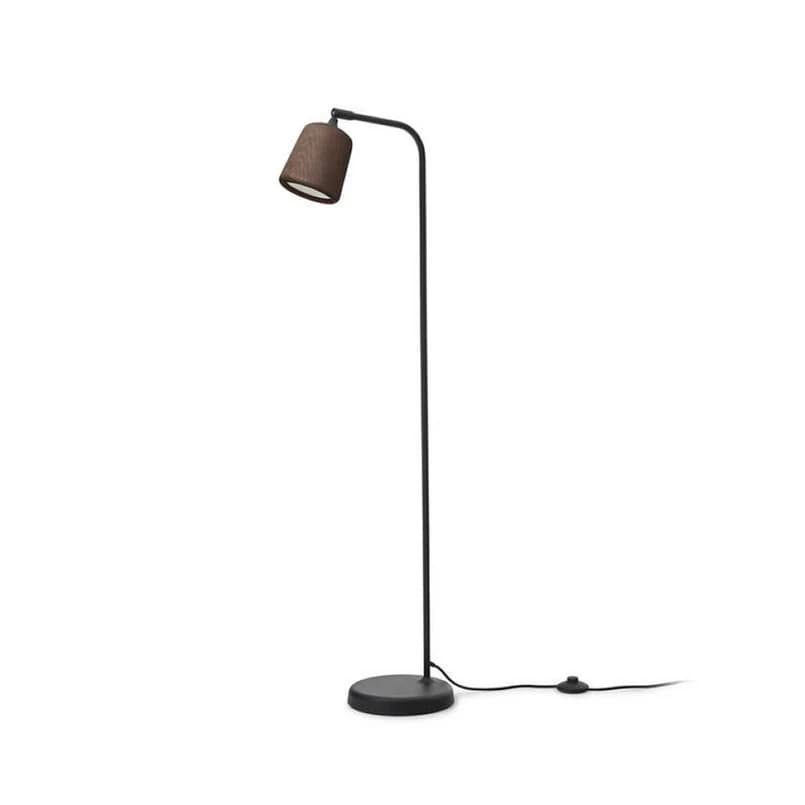 New Works - Smoked Oak -materiaalinen lattiavalaisin – New Works