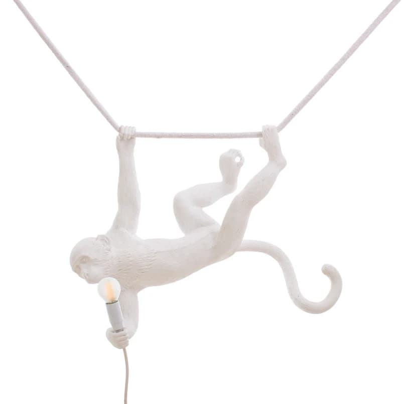 SELETTI - Monkey Swing Riippuvalaisin Valkoinen – SELETTI